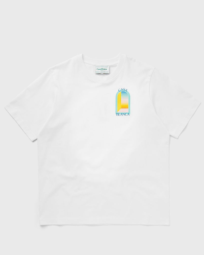 Футболка Casablanca L'ARC COLORE PRINTED T-SHIRT білий | U-MPF24-JTS-001-01