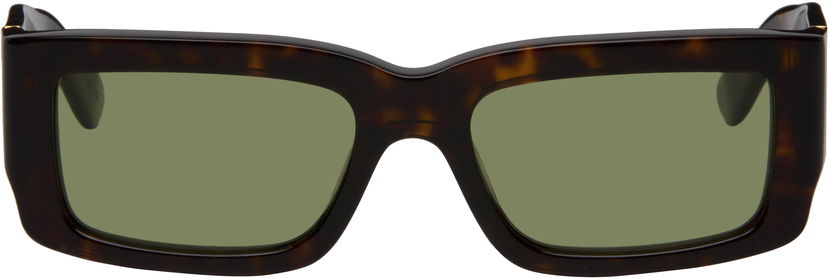 Сонцезахисні окуляри RETROSUPERFUTURE RETROSUPERFUTURE Notte Square Sunglasses Коричневий | 7IO