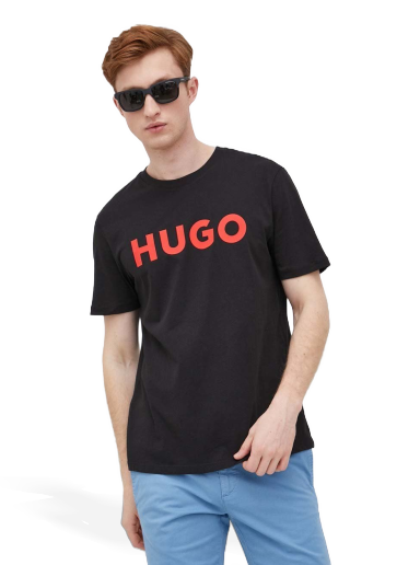 Футболка BOSS Cotton T-Shirt чорний | 50467556