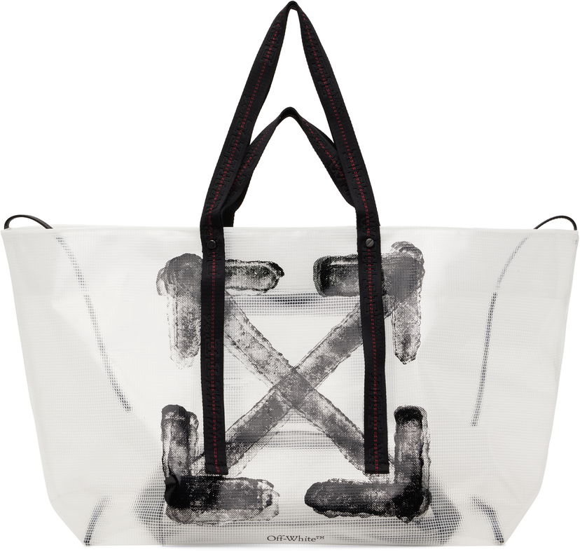 сумка-тоут Off-White Off-White Ripstop Day Off Tote Bag білий | OMNA20KS25FAB0017910