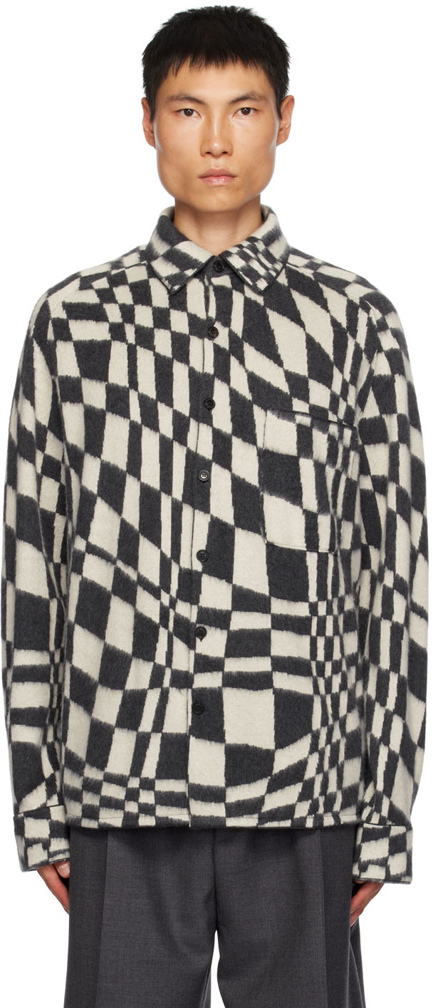 Сорочка ZEGNA Zegnia x The Elder Statesman Checkered Pattern Shirt Різнокольоровий | TCJ92A6-SHR