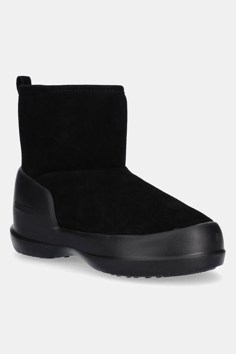 Кросівки та взуття Moon Boot Suede Snow Boots MEZZALUNA MID BOOT чорний | 80D2500060.N001