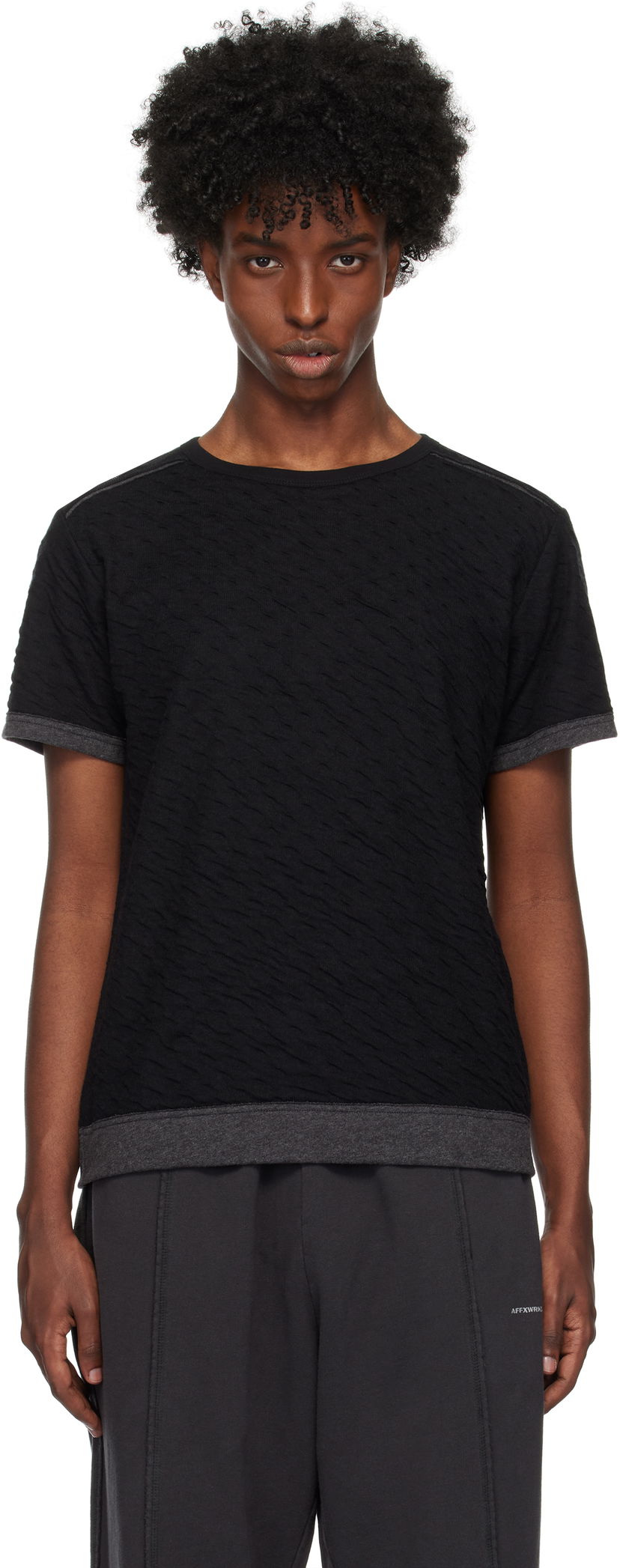 Футболка AFFXWRKS Reversible T-shirt чорний | FW24T08