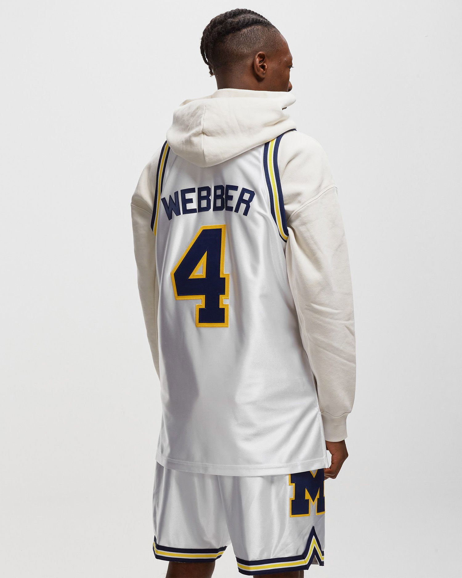 Джерсі Mitchell & Ness NCAA AUTHENTIC JERSEY MICHIGAN 1991-92 CHRIS WEBBER #4 білий | AJY55329-UMI91CWEWHIT, 1