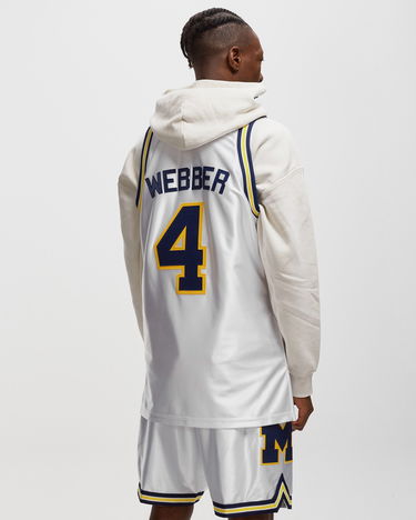 Джерсі Mitchell & Ness NCAA AUTHENTIC JERSEY MICHIGAN 1991-92 CHRIS WEBBER #4 білий | AJY55329-UMI91CWEWHIT, 1