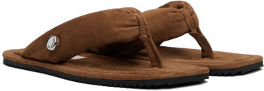 Купальники The Attico Attico Indie Flip-Flops Коричневий | 250WSH00797 LBT007AA, 3
