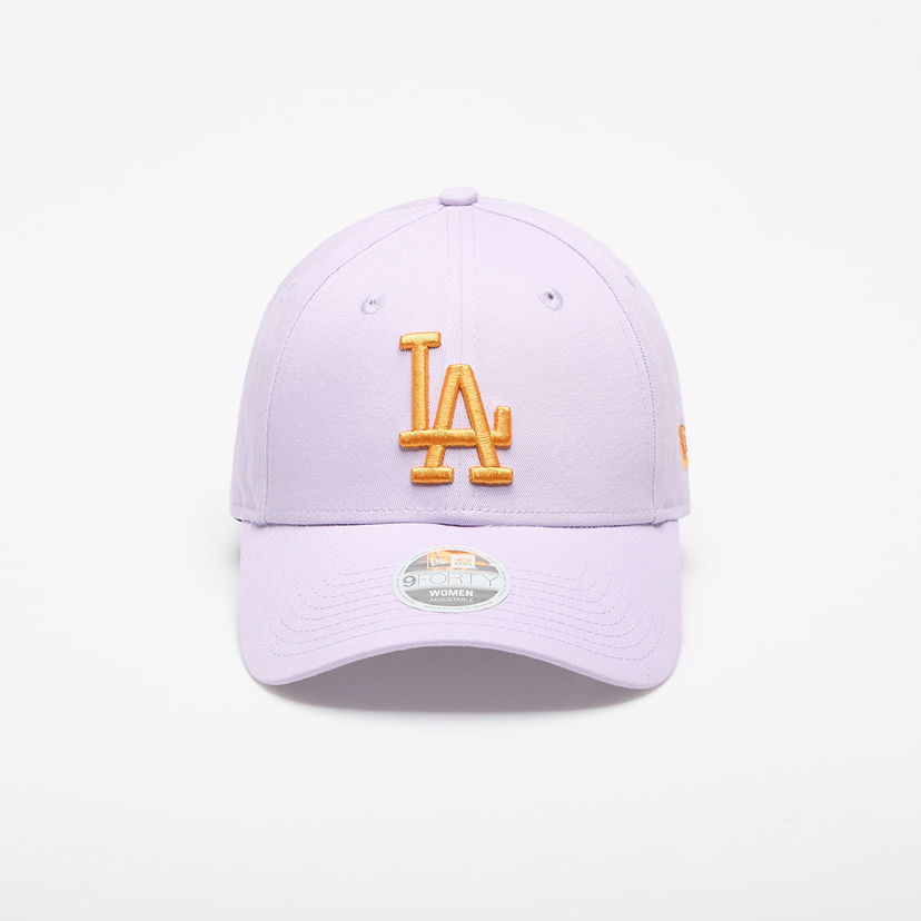 Кепка New Era MLB Los Angeles Dodgers League Essential 9FORTY Adjustable Cap Pastel Lilac/ Orange Glaze Universal Фіолетовий | 60565238