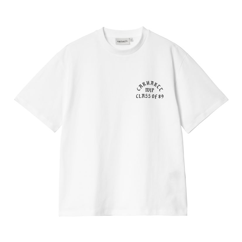 Футболка Carhartt WIP W' S/S Class of 89 T-Shirt білий | I033192_00A_GD