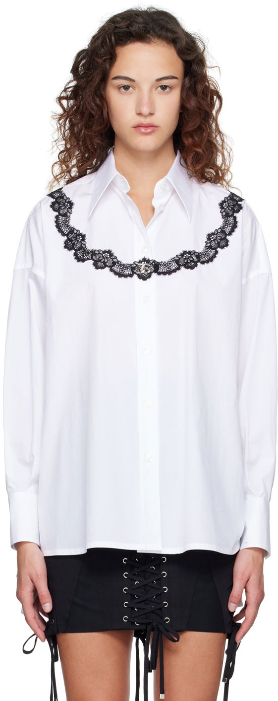 Сорочка Dolce & Gabbana White Oversized Shirt білий | F5Q62T FU5T9