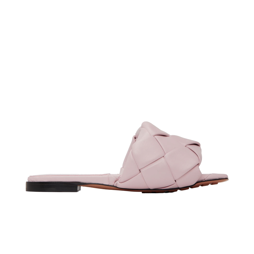 Кросівки та взуття Bottega Veneta Lido Flat Sandals "Pink" Рожевий | 608853 VBSS0