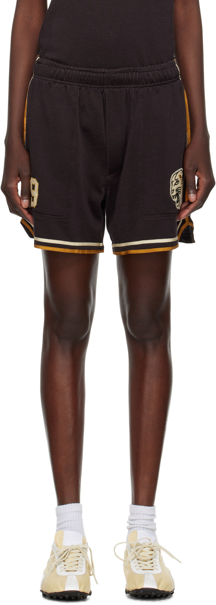 Шорти Bode Bode Bobcat Shorts чорний | MRS25CS038