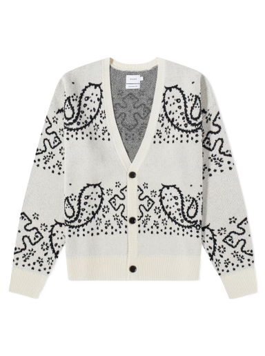 Cветр Rhude Bandana Stripe Cardigan бежевий | RHSS22CA01037422