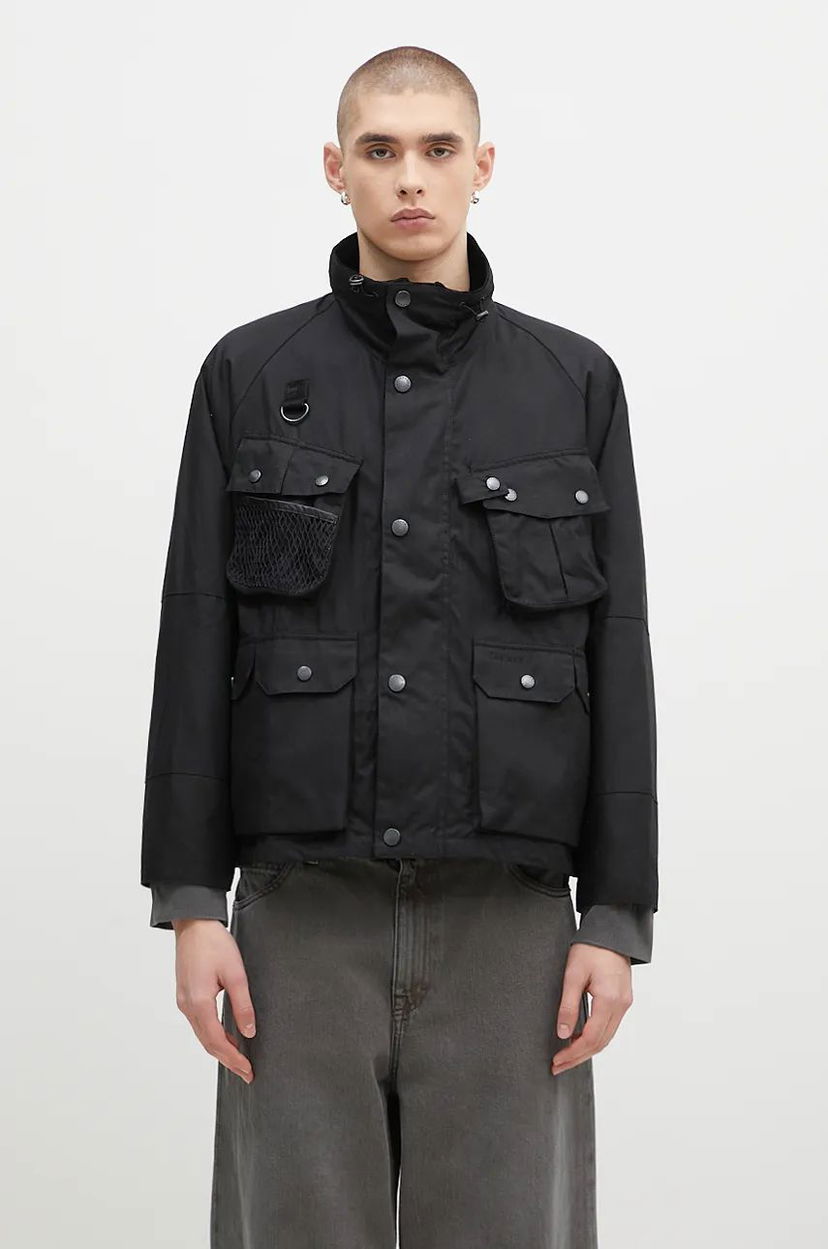 Парка Barbour Wax Jacket Oversize чорний | MWX2337