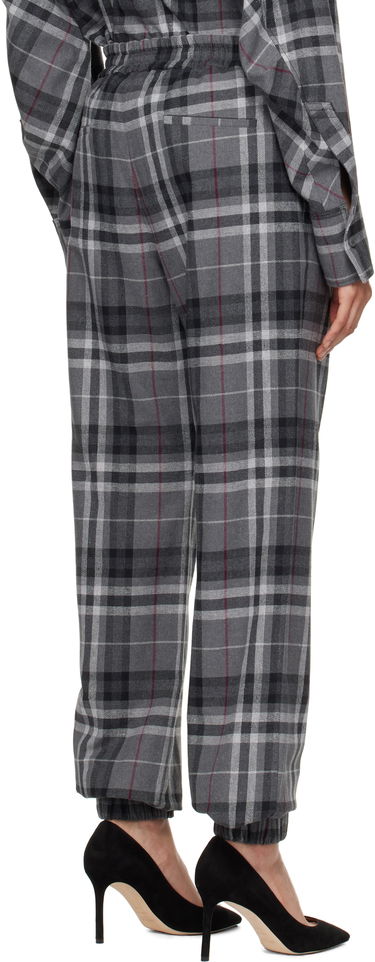 Спортивні штани The Attico Attico Plaid Drawstring Jogger Pants Сірий | 250WCP00257 CCC050AA, 2