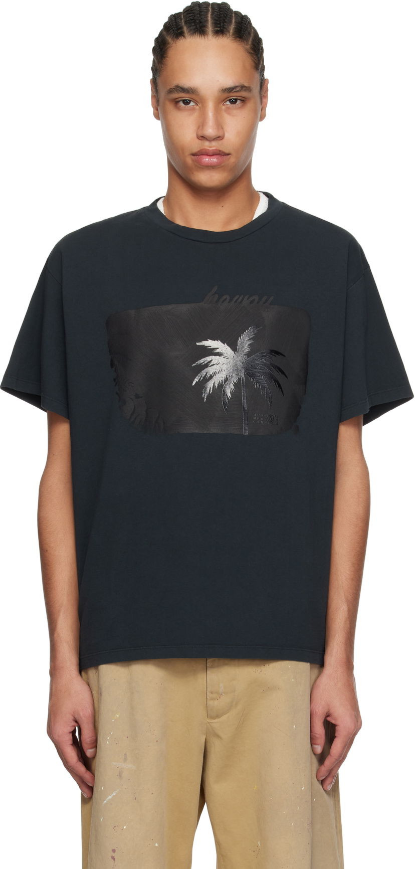 Футболка Maison Margiela MM6 Maison Margiela Graphic T-Shirt чорний | SH2GC0019 M20108