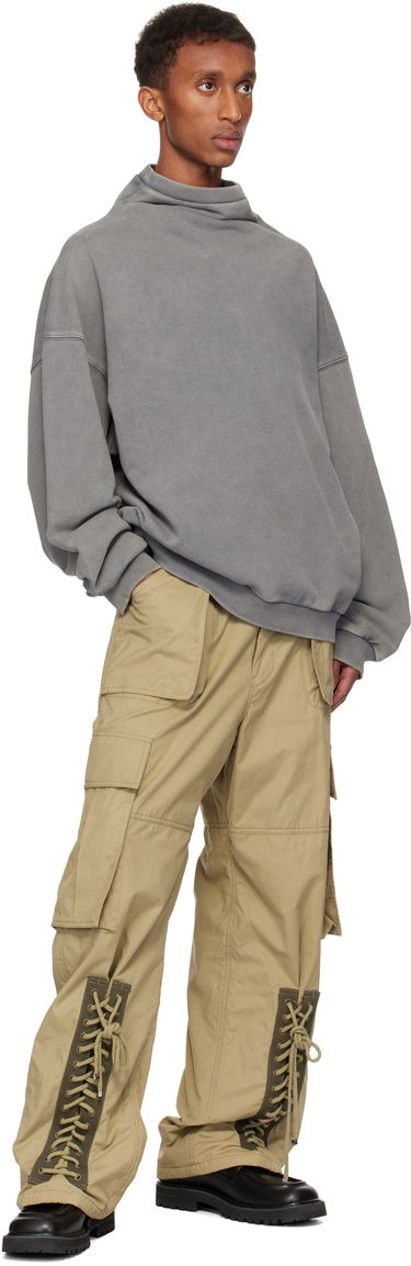 Cветр We11done We11done Standard Turtleneck Hoodie Сірий | WD-TS3-24-731-U-CH, 3