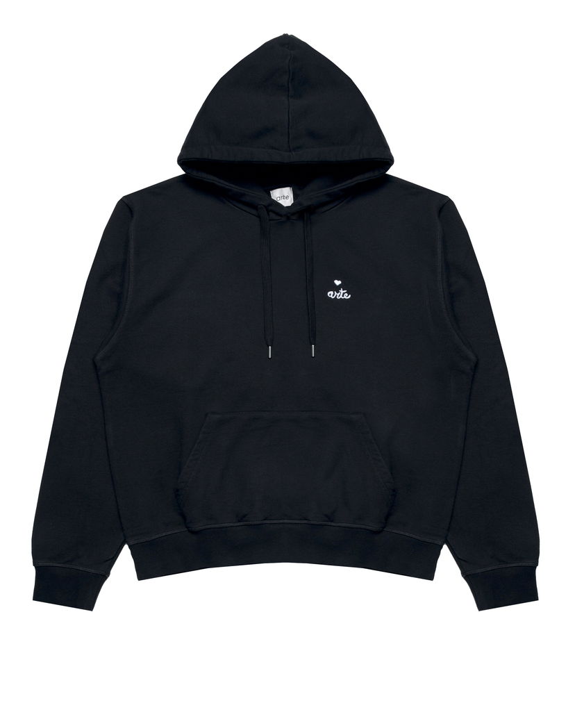 Світшоти Arte Antwerp Arte Antwerp Heart Logo Hoodie чорний | SS25-162H