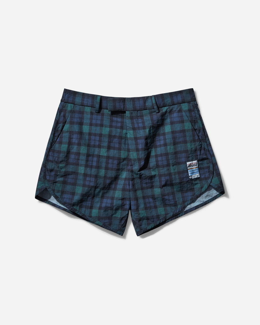 Шорти Martine Rose Tailored Gym Shorts Tartan Синій | 323WP11024