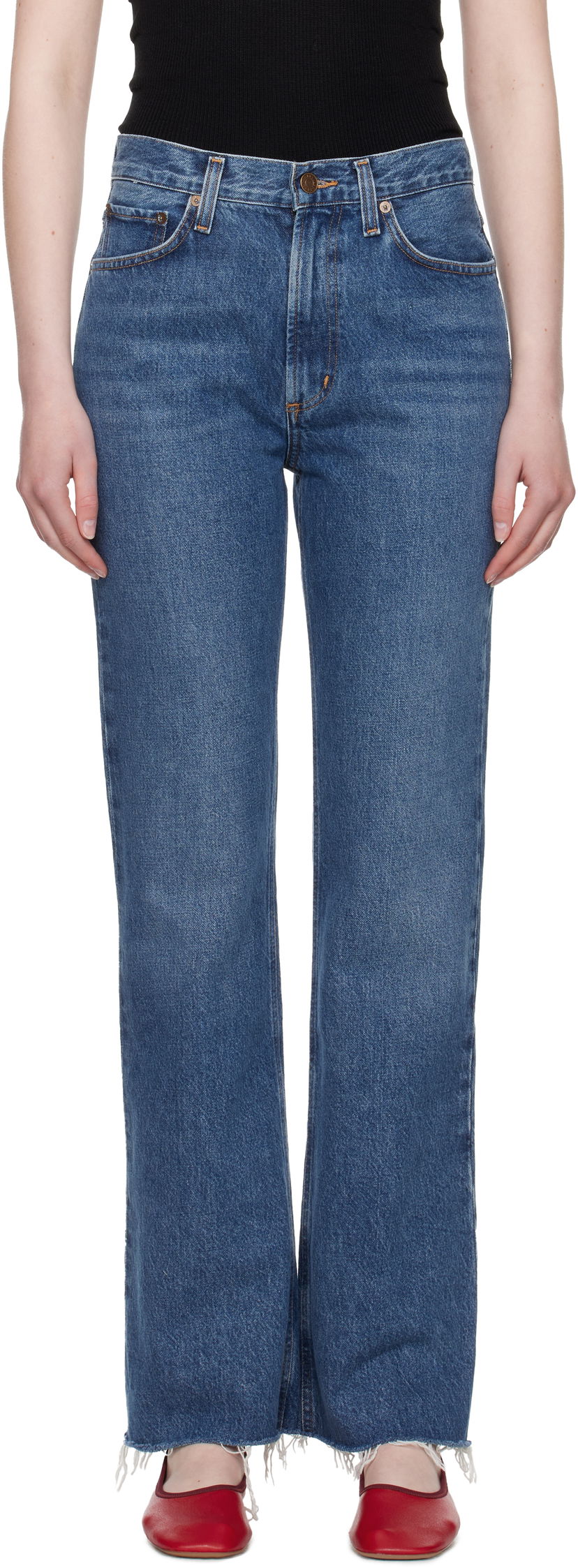 Джинси AGOLDE AGOLDE Leena Jeans Синій | A218-1535