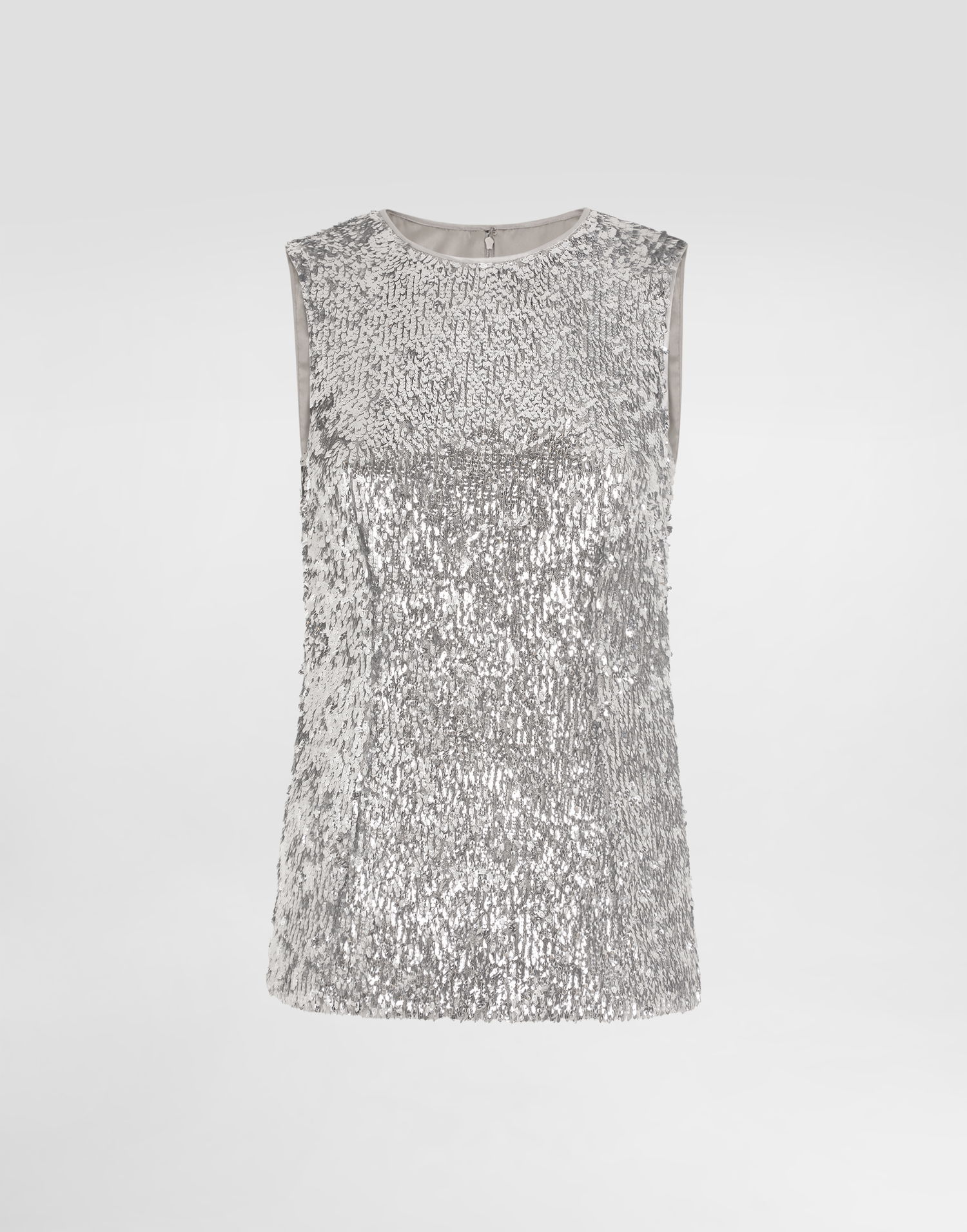Безрукавка Dolce & Gabbana Sleeveless Sequin Top Металік | F7AL1TFLSMCS0998, 0