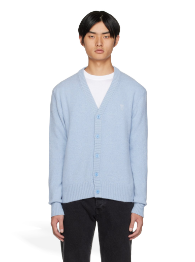 Cветр AMI Cardigan Синій | HKC007.005