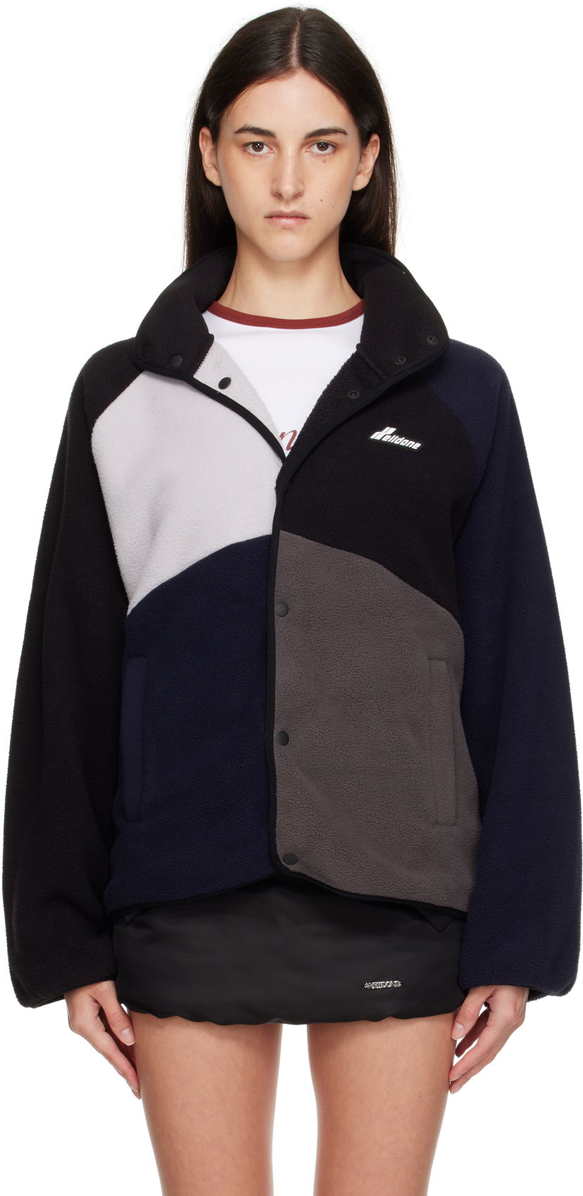 Куртка We11done We11done Colorblock Fleece Jacket Різнокольоровий | WD-TJ2-25-876-U-BK