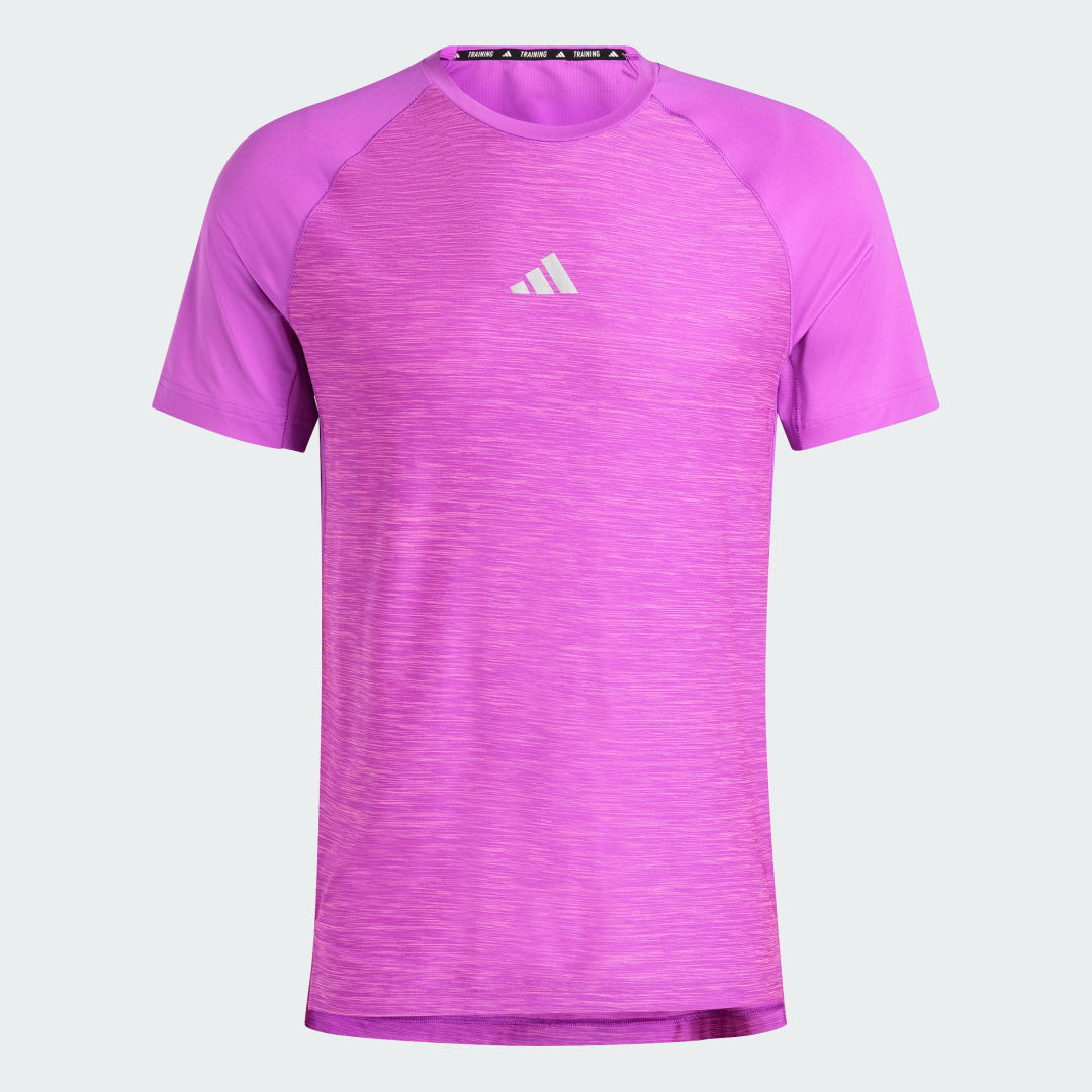 Футболка adidas Performance Gym+ Training 3-Stripes Фіолетовий | IW5892, 1