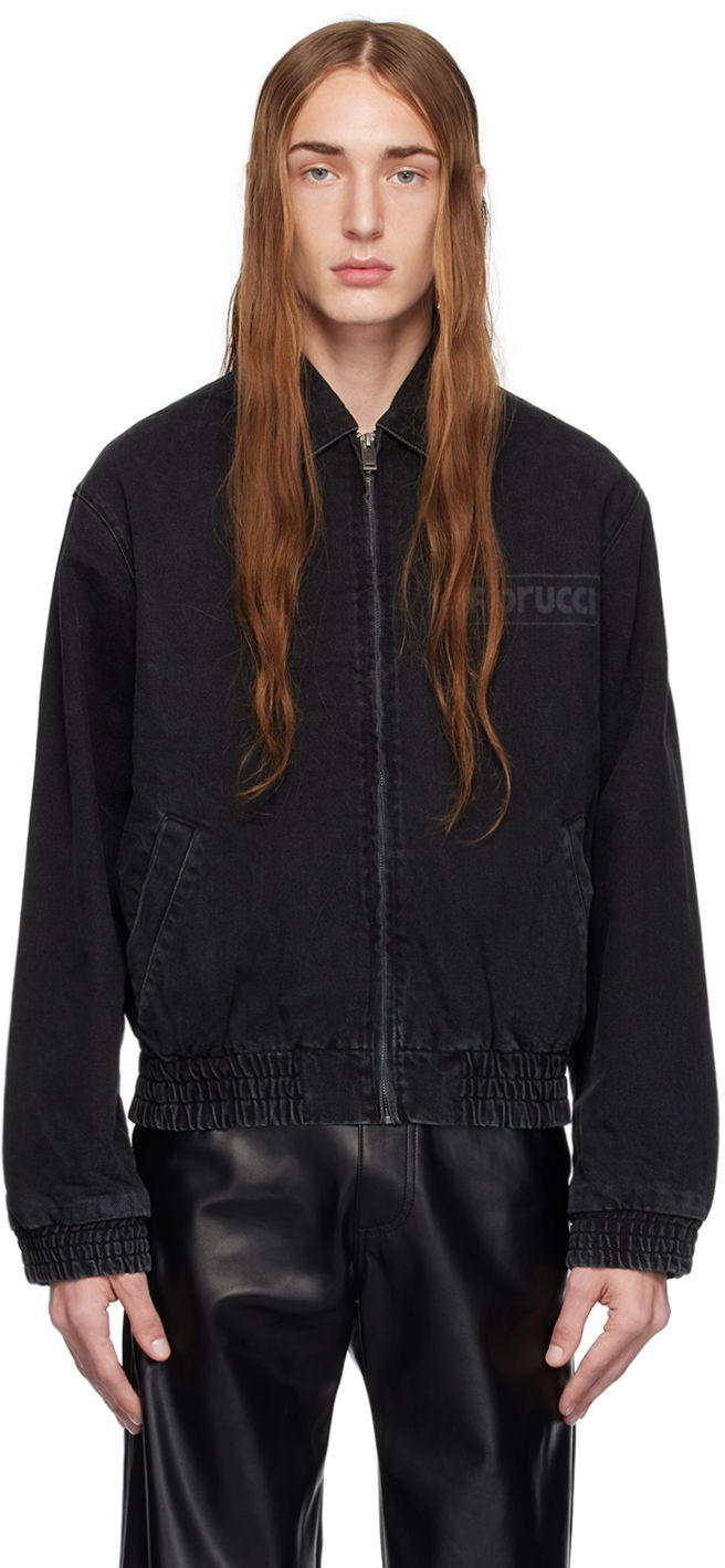 Куртка бомбер Fiorucci Faded Denim Jacket чорний | U19JSLT1DBK