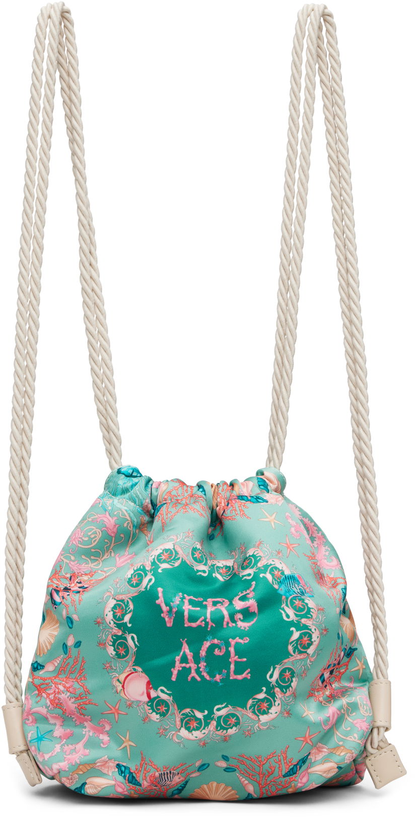 Рюкзак Versace Versace Underwater Barocco Bucket Backpack Зелений | 1020953_1A15257