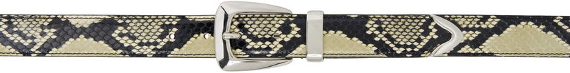 Ремені Khaite Khaite Benny Snakeskin Belt бежевий | 10012-803