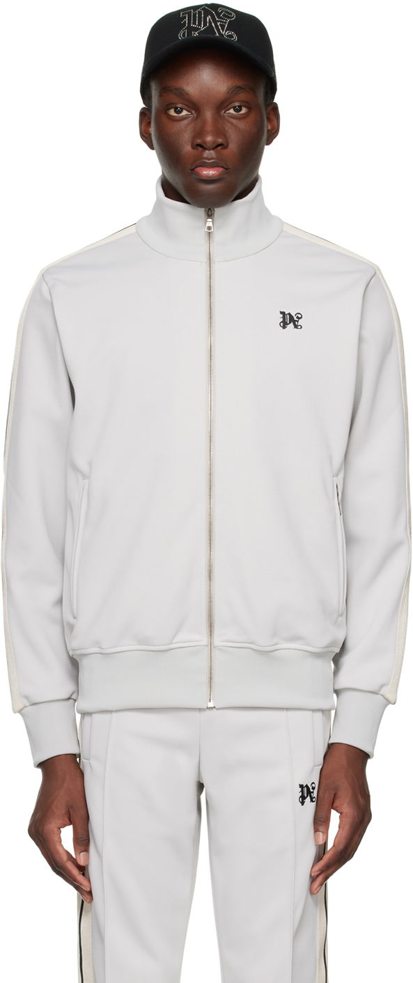 Куртка Palm Angels Monogram Track Jacket Сірий | PMBD058R24FAB0010510