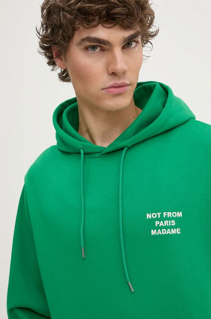Світшоти Drôle de Monsieur Hoodie With Print Зелений | E.HO162.CO127.GN
