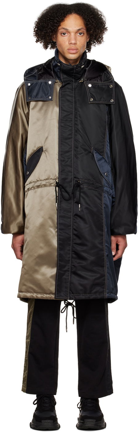 Дощовик Feng Chen Wang Feng Chen Wang Paneled Coat Різнокольоровий | FMF14CT07
