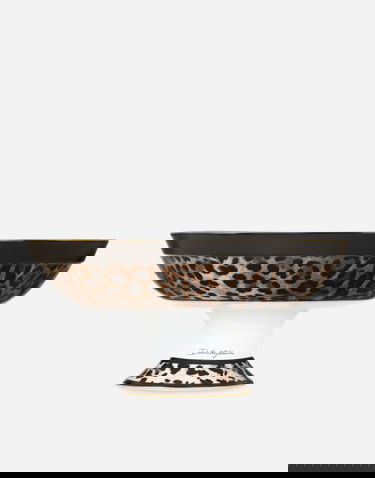 Домашній декор Dolce & Gabbana Dolce & Gabbana Porcelain Leopard Print Fruit Serving Bowl Різнокольоровий | TCC193TCAMUUL003, 3