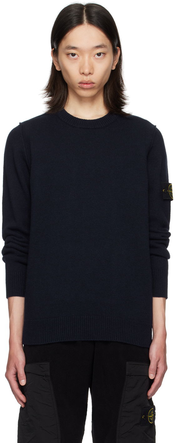 Cветр Stone Island Navy Patch Sweater чорний | 8115508A3