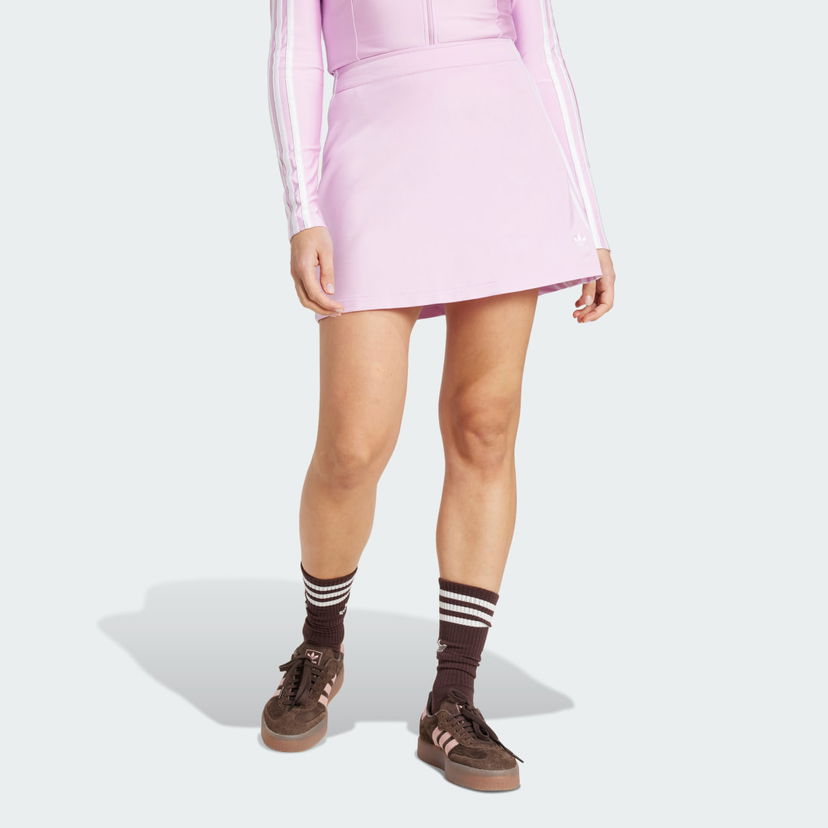Спідниця adidas Performance Adicolor 3-Stripes Mini Skirt Рожевий | JD0314