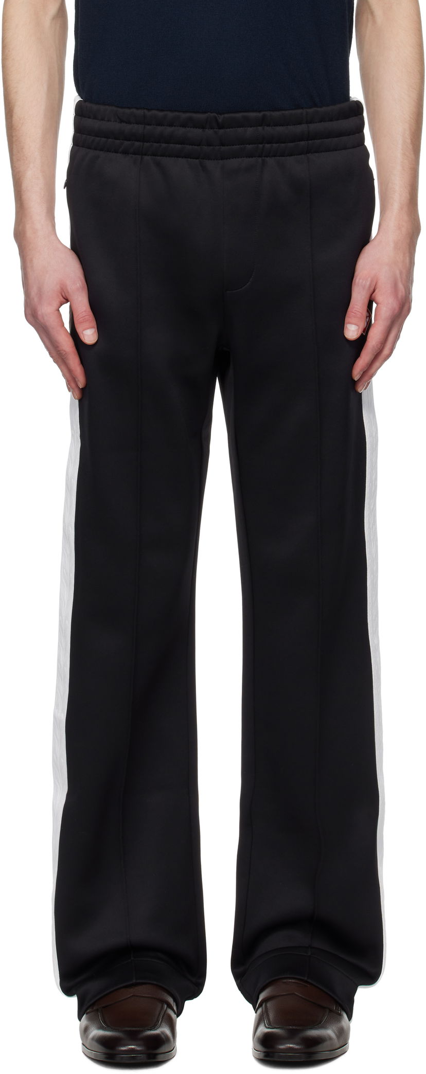 Спортивні штани Casablanca Casablanca Scuba Sweatpants чорний | MPS25-JTR-226-01