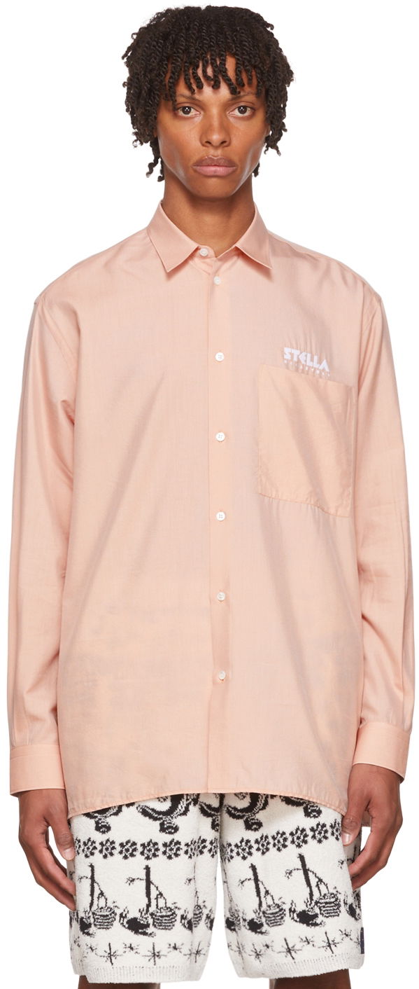 Сорочка Stella McCartney Designer Fantasia Button-Up Shirt Рожевий | 6030363STA56