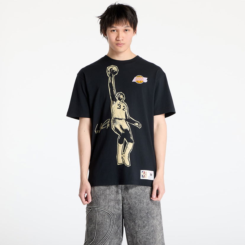 Футболка Mitchell & Ness Mitchell & Ness Lakers Magic Johnson Vintage Graphic Tee чорний | NN12306-LALBLCK