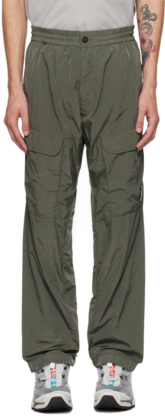 Штани карго C.P. Company Green Garment-Dyed Cargo Pants Сірий | 17CMPA093A-005904G