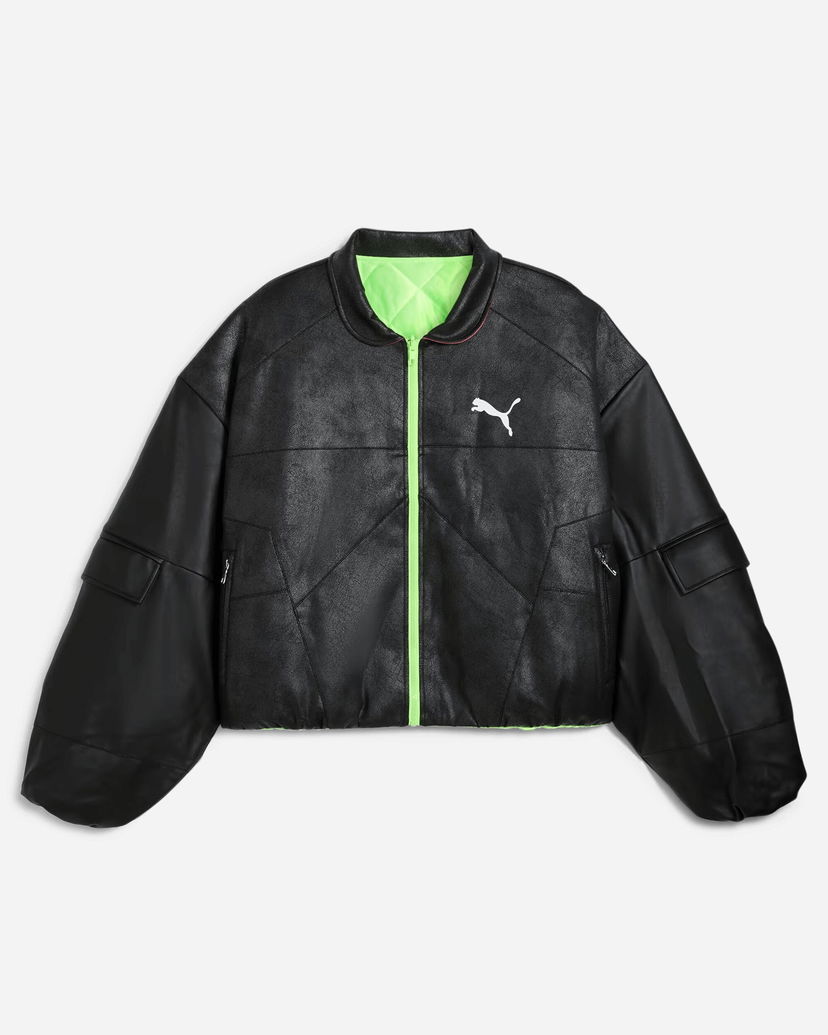 Куртка бомбер Puma A$AP Rocky Pleather Jacket чорний | 632480-01