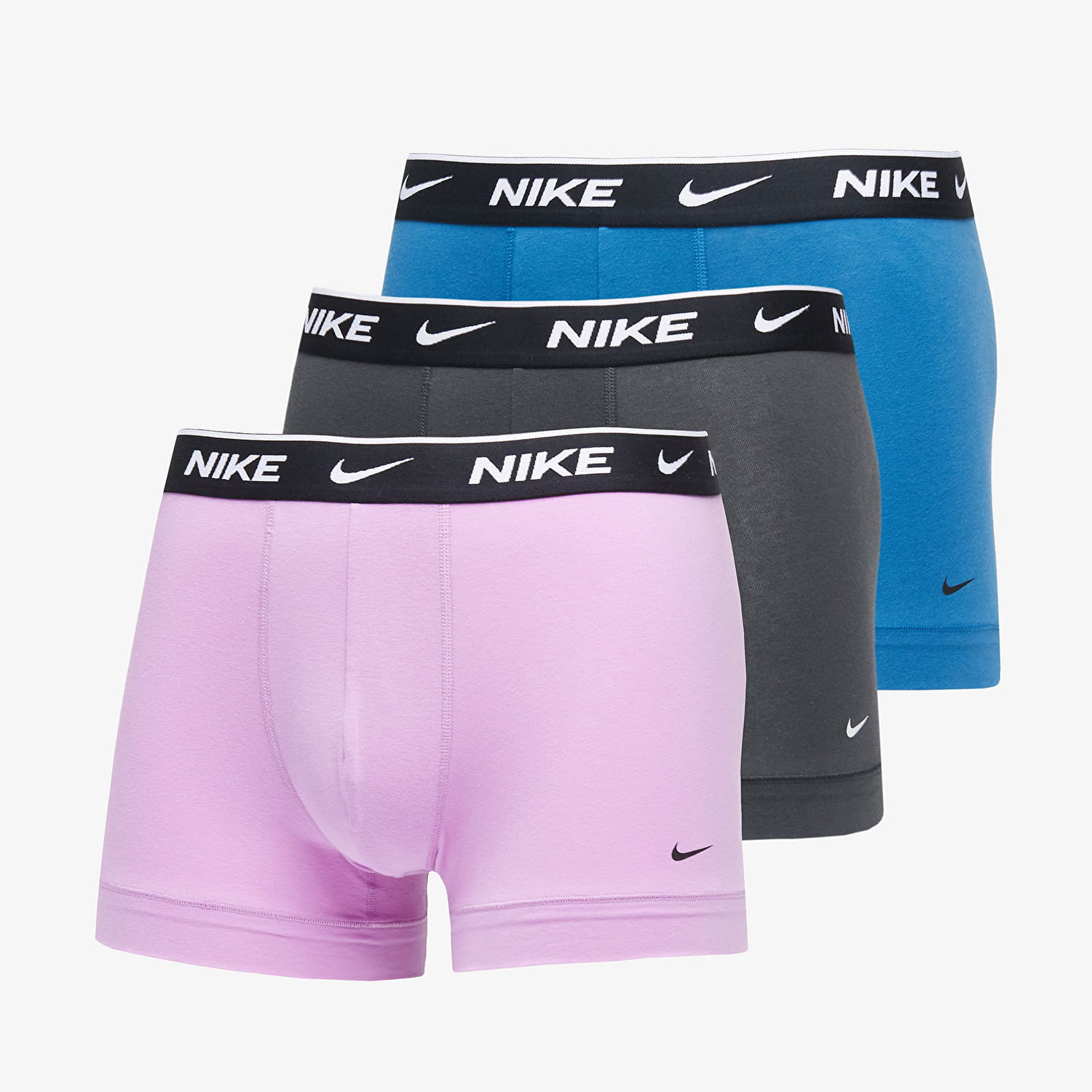 Нижня білизна та шкарпетки Nike Trunk 3-Pack Multicolor Різнокольоровий | 0000KE1008-GG9, 0