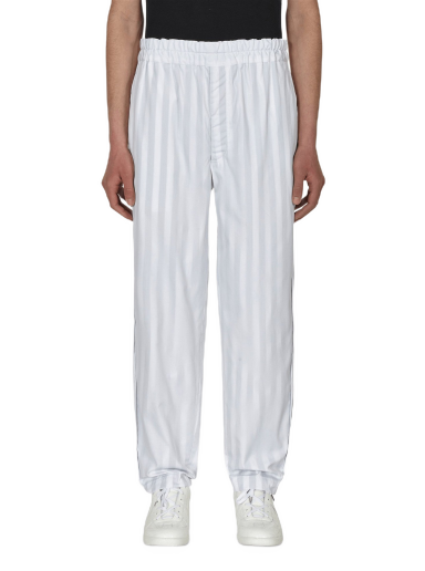 Штани Comme des Garçons Stripe Trousers білий | FI-P013 1