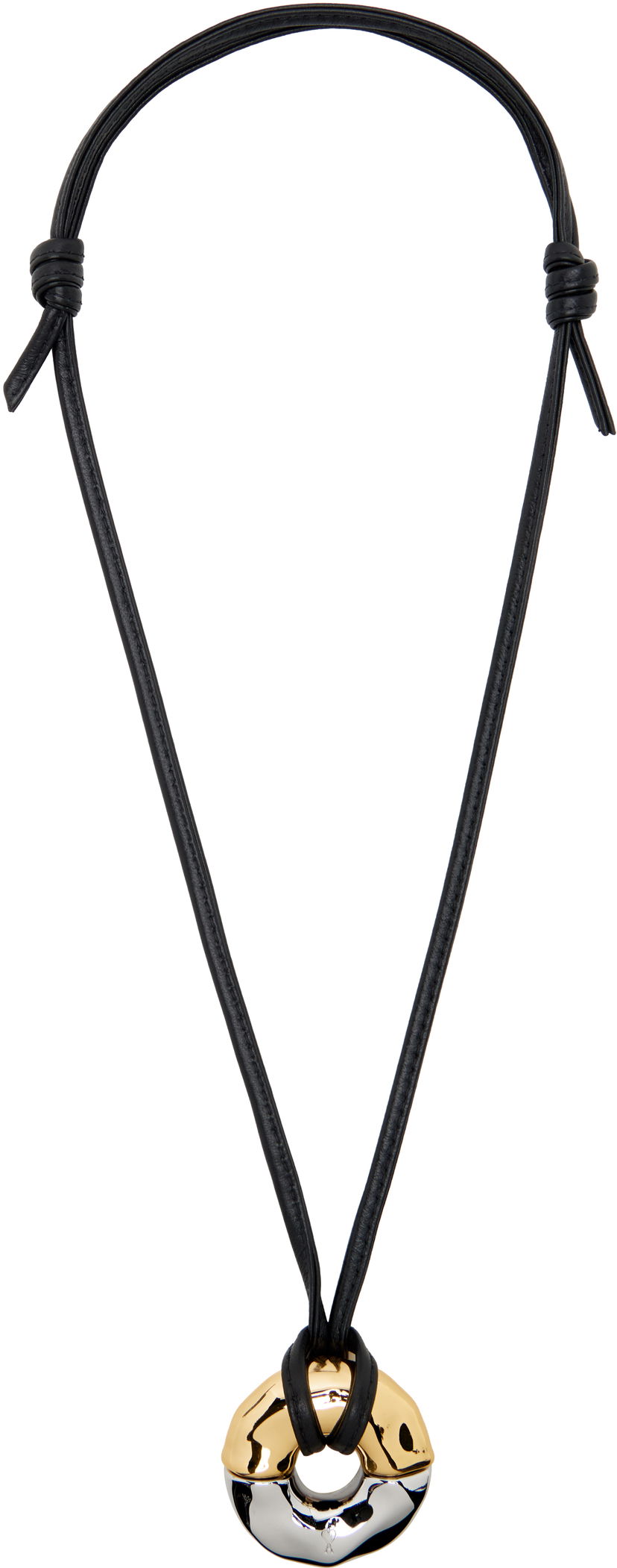 Кольє AMI AMI Paris Dune Pendant Necklace чорний | UJW107.361