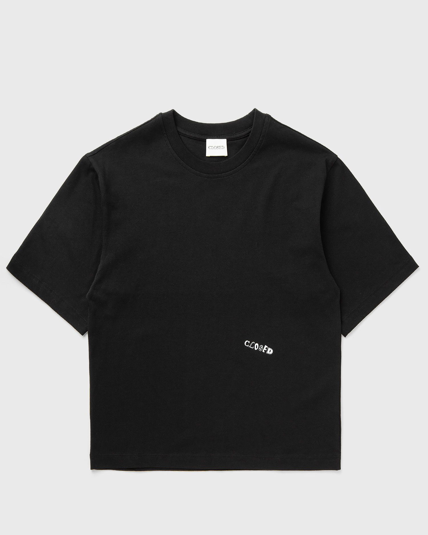 Футболка CLOSED Front Text Print T-Shirt чорний | C95925-44H-PR-100, 0