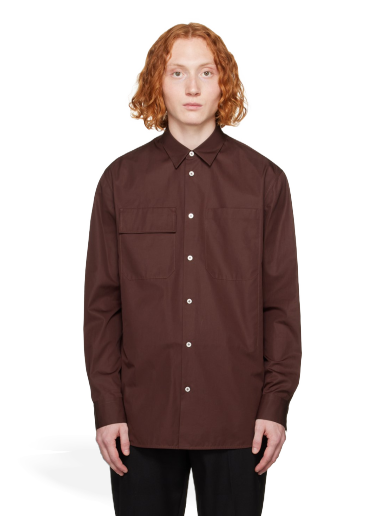 Сорочка Jil Sander Pocket Shirt Бордовий | J23DL0002_J45001