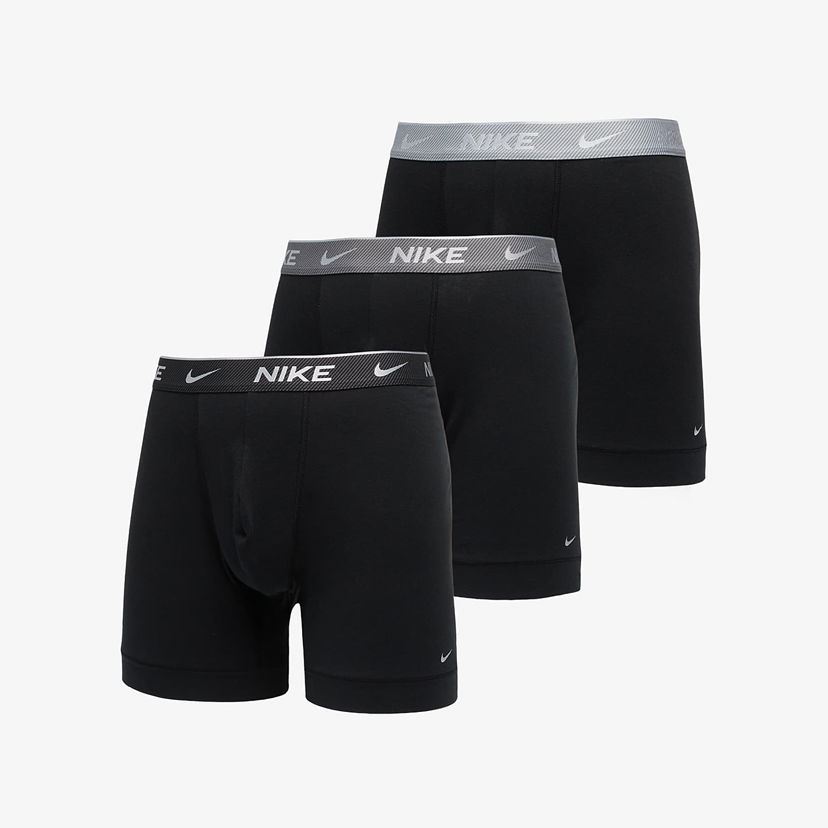 Боксери Nike Dri-FIT Boxer Brief 3-Pack Multicolor чорний | 0000KE1007-UA1