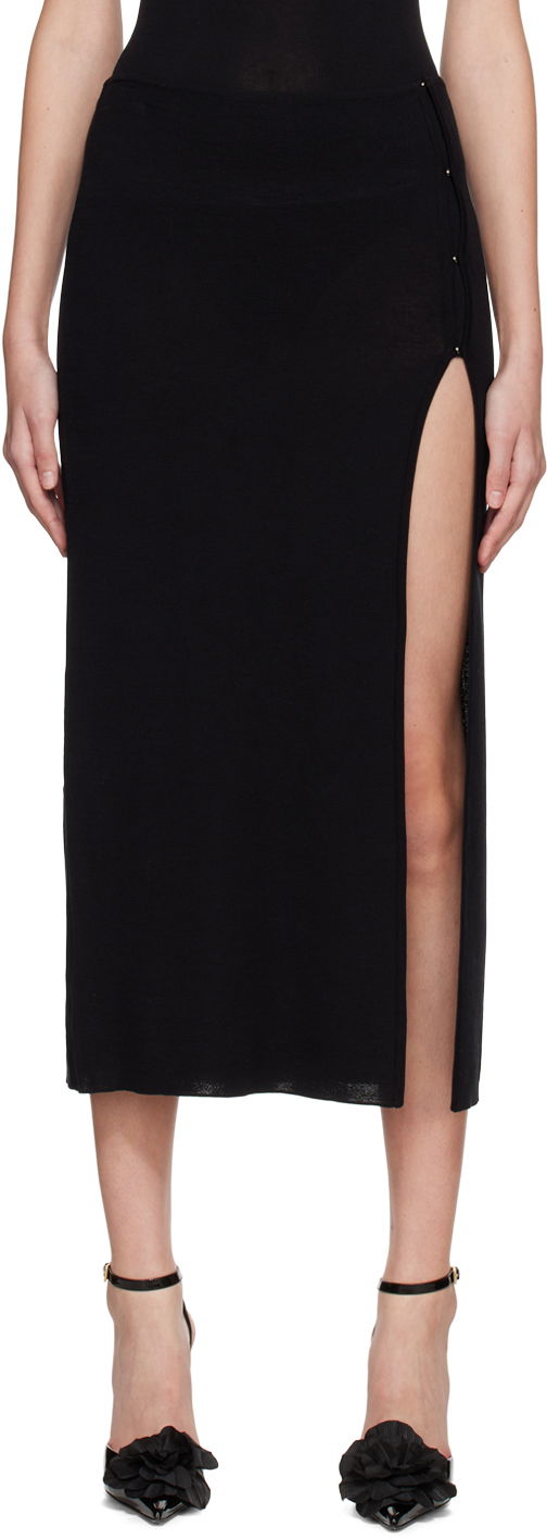 Спідниця BEC + BRIDGE BEC + BRIDGE Sorrento Midi Skirt with Side Slit чорний | H22-30388
