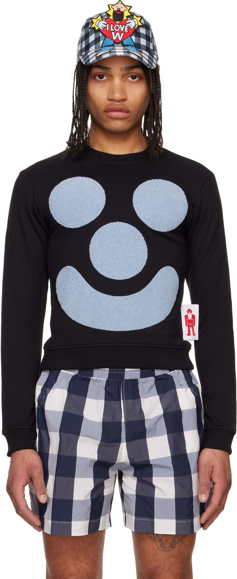 Світшоти Walter Van Beirendonck Walter Van Beirendonck Smile Sweatshirt чорний | 8008