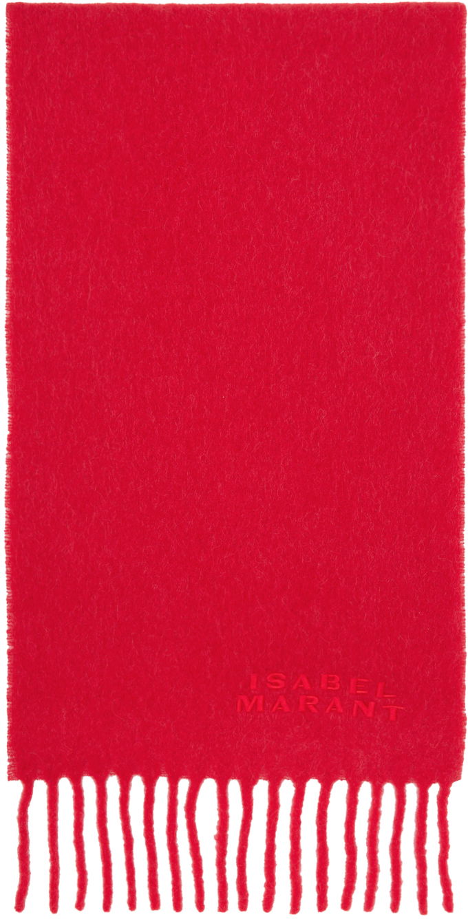 Шарф ISABEL MARANT Red Firny Scarf Червоний | EC002XFB-A4C04A